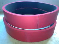 Colocación de cubiertas especiales a bandas transportadoras